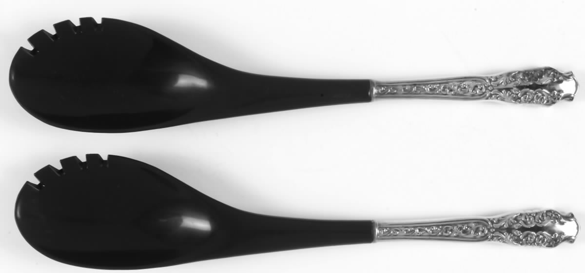 Segovia (Silverplate, 1969) Plastic Bowl 2-Piece Salad Set by Towle Silver-1