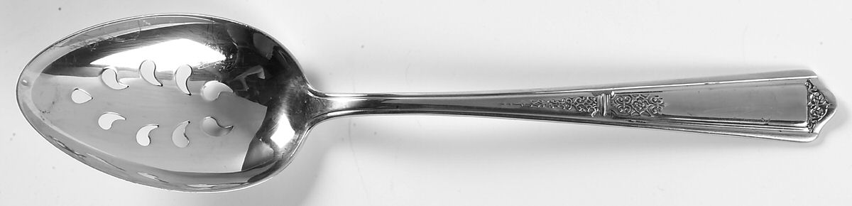 Seville (Sterling, 1926) Pierced Tablespoon (Serving Spoon) by Towle Silver-1