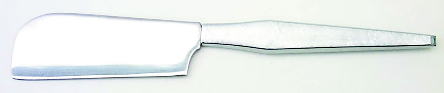 Shape (Stainless) Cheese Cleaver with Stainless Blade by Towle Silver-1