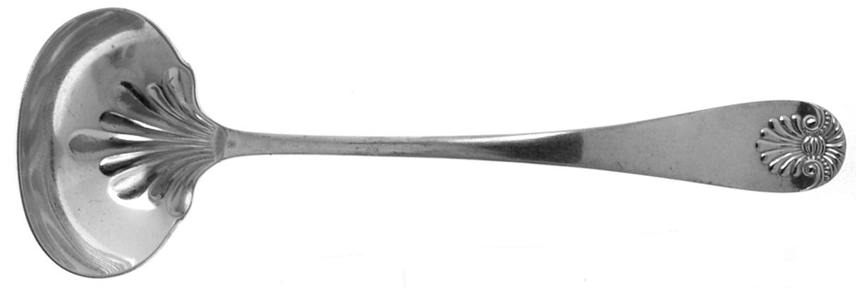 Shell II (Silverplate, 1889) Solid Piece Cream Ladle by Towle Silver-1