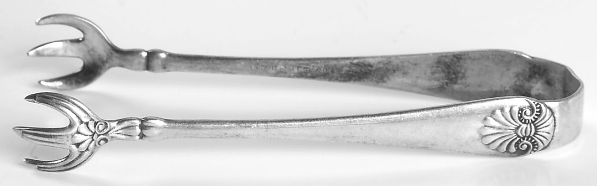 Shell II (Silverplate, 1889) Sugar Tongs by Towle Silver-1