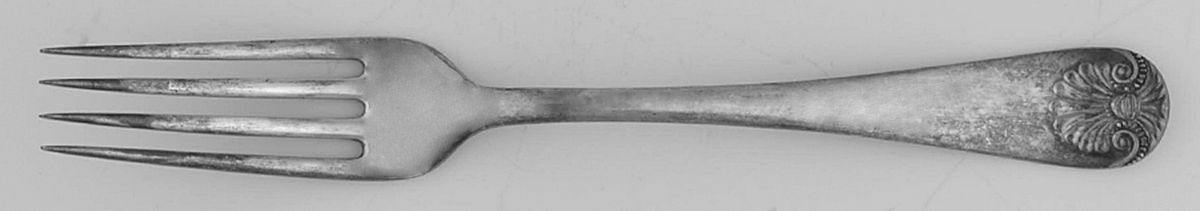 Shell II (Silverplate, 1889) Fork by Towle Silver-1