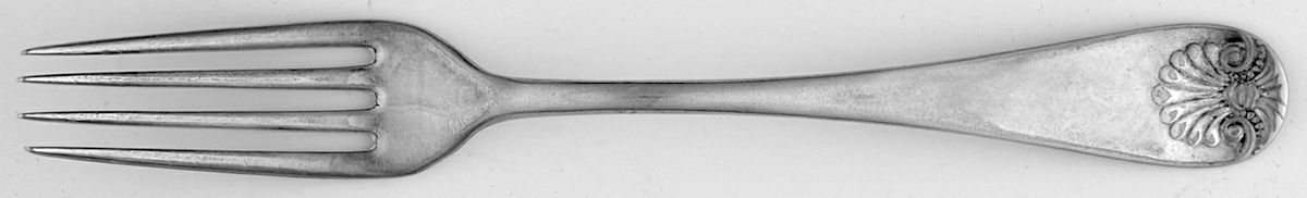 Shell II (Silverplate, 1889) Youth Fork by Towle Silver-1