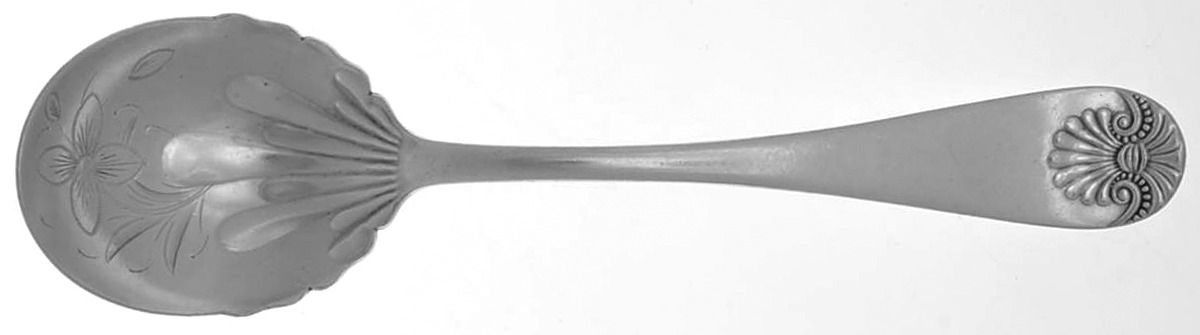 Shell II (Silverplate, 1889) Sugar Shell Spoon by Towle Silver-1