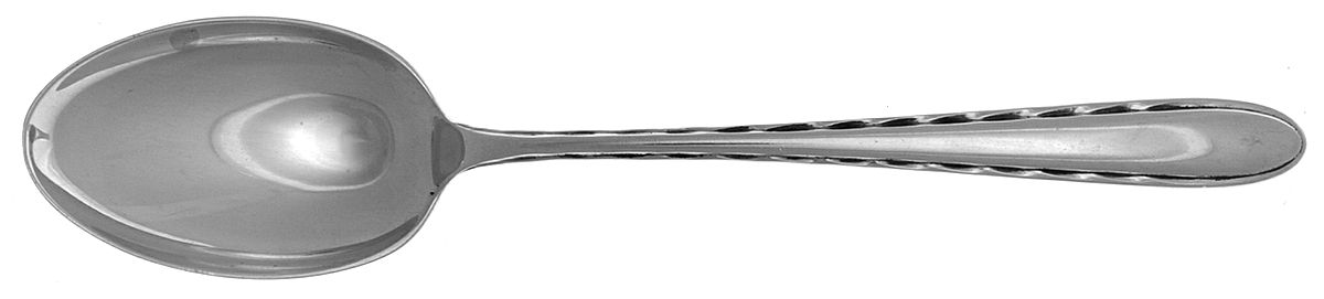 Silver Flutes (Sterling, 1941, No Monograms) Five O'Clock Teaspoon by Towle Silver-1