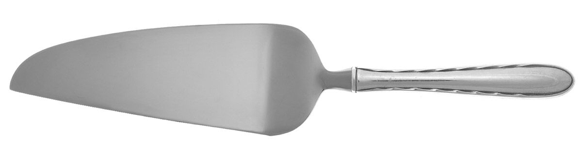 Silver Flutes (Sterling, 1941, No Monograms) Pie and Cake Server with Stainless Blade HC by Towle Silver-1