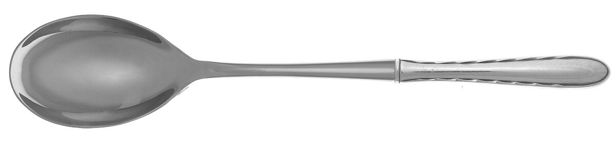 Silver Flutes (Sterling, 1941, No Monograms) Dressing Spoon with Stainless Bowl HC by Towle Silver-1