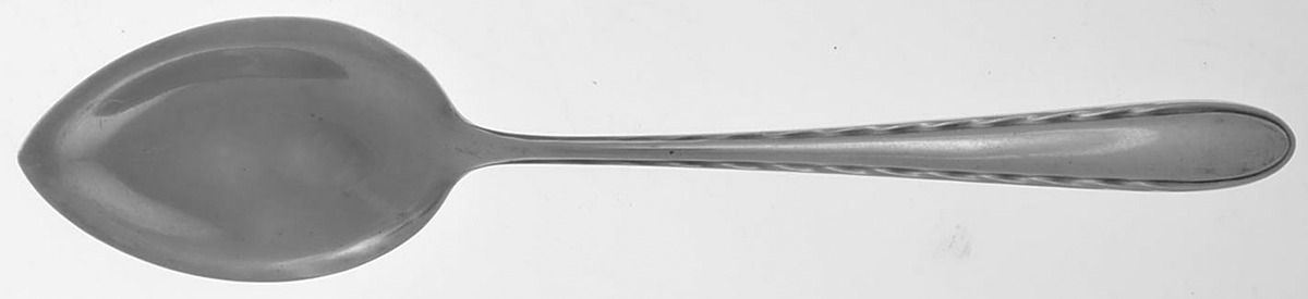 Silver Flutes (Sterling, 1941, No Monograms) Fruit/Orange Spoon by Towle Silver-1