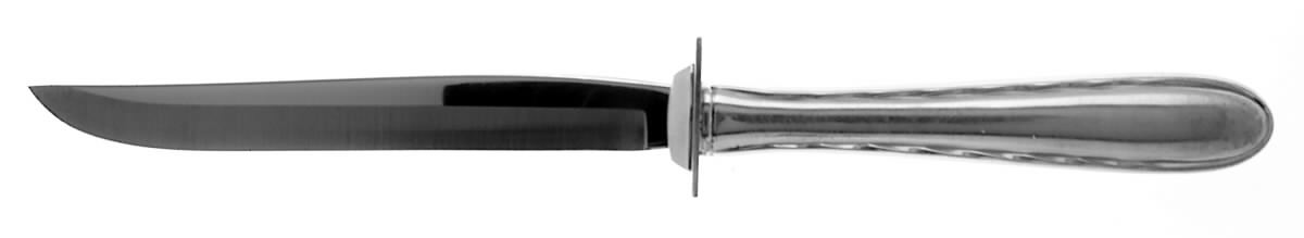 Silver Flutes (Sterling, 1941, No Monograms) Individual Steak Knife Hollow Handle by Towle Silver-1
