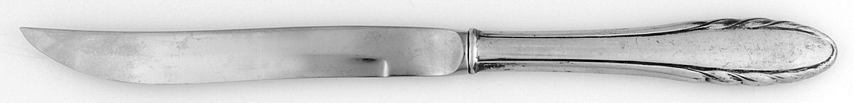 Silver Flutes (Sterling, 1941, No Monograms) Individual Steak Knife Hollow Handle by Towle Silver-1