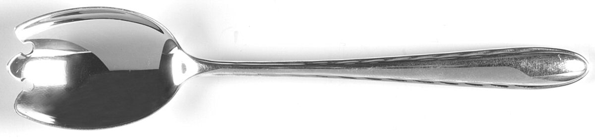 Silver Flutes (Sterling, 1941, No Monograms) Ice Cream Fork by Towle Silver-1