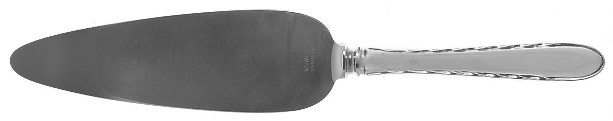 Silver Flutes (Sterling, 1941, No Monograms) Pie Server with Stainless Blade by Towle Silver-1