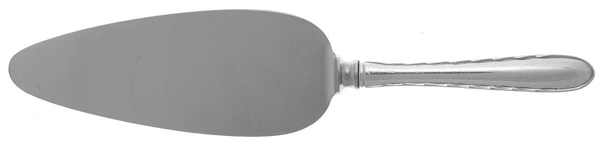 Silver Flutes (Sterling, 1941, No Monograms) Pie Server with Stainless Blade by Towle Silver-1
