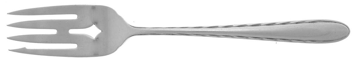 Silver Flutes (Sterling, 1941, No Monograms) Individual Salad Fork by Towle Silver-1