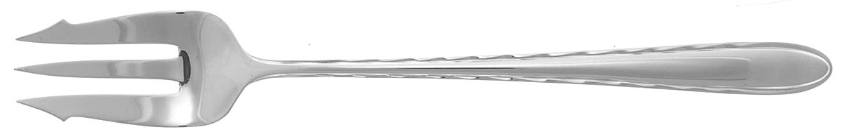 Silver Flutes (Sterling, 1941, No Monograms) Olive Fork by Towle Silver-1