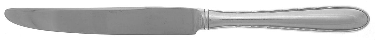 Silver Flutes (Sterling, 1941, No Monograms) New French Hollow Knife by Towle Silver-1