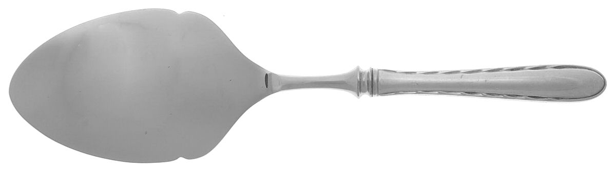 Silver Flutes (Sterling, 1941, No Monograms) Pastry Server with Stainless Blade by Towle Silver-1