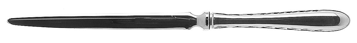 Silver Flutes (Sterling, 1941, No Monograms) Letter Opener with Stainless Blade by Towle Silver-1
