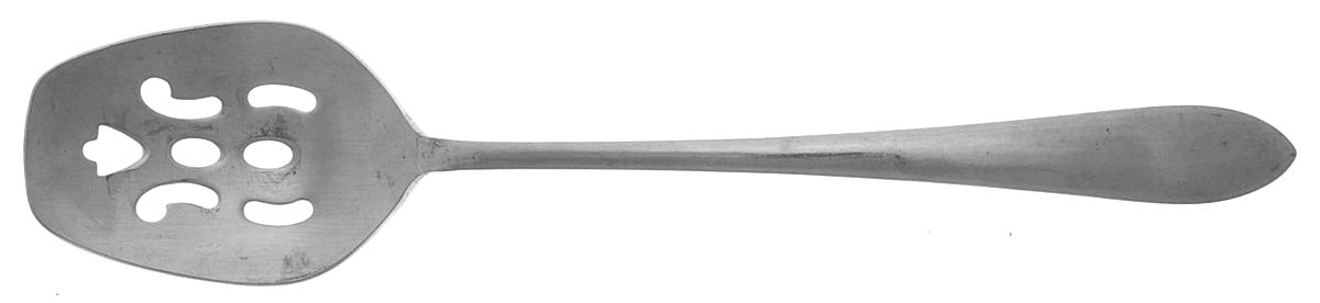 Silhouette (Stainless) Pierced Tablespoon (Serving Spoon) by Towle Silver-1
