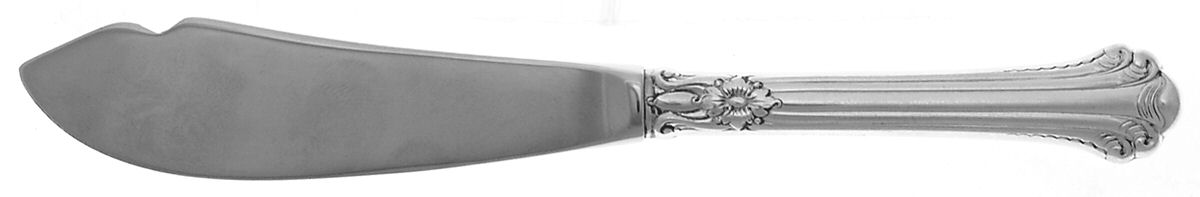 Silver Plumes (Sterling, 1939, No Monograms) Hollow Handle Master Butter Knife by Towle Silver-1