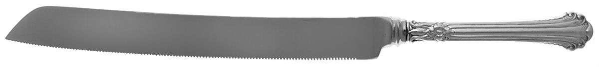 Silver Plumes (Sterling, 1939, No Monograms) Cake Slicer with Stainless Blade by Towle Silver-1