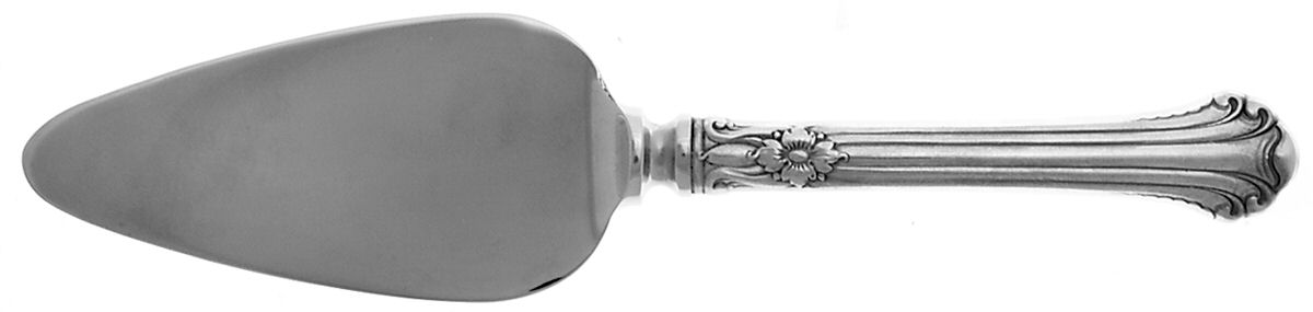 Silver Plumes (Sterling, 1939, No Monograms) Cheese Server with Stainless Blade by Towle Silver-1