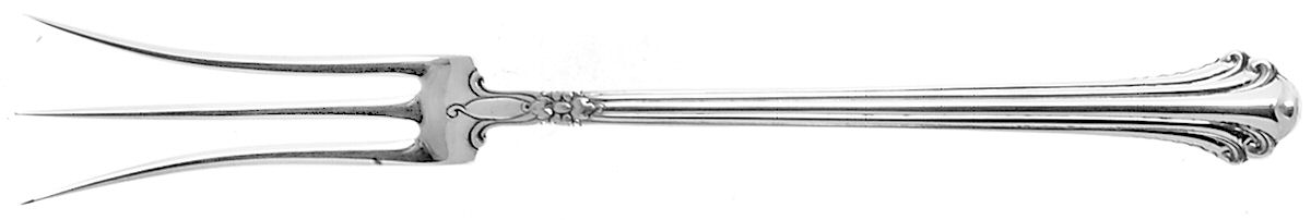 Silver Plumes (Sterling, 1939, No Monograms) Lemon Fork by Towle Silver-1