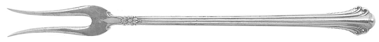 Silver Plumes (Sterling, 1939, No Monograms) Olive Fork by Towle Silver-1