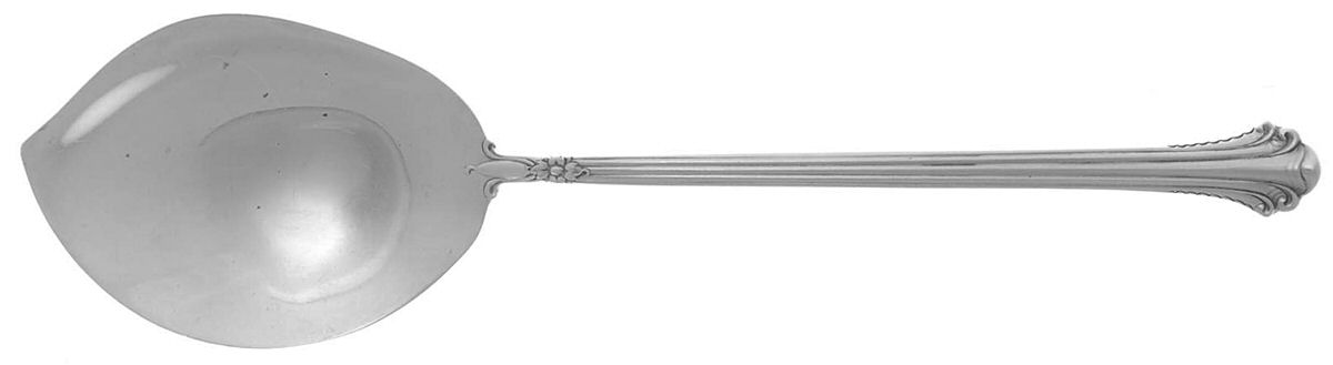 Silver Plumes (Sterling, 1939, No Monograms) Large Solid Jelly Server by Towle Silver-1