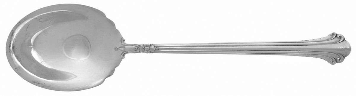 Silver Plumes (Sterling, 1939, No Monograms) Sugar Spoon by Towle Silver-1