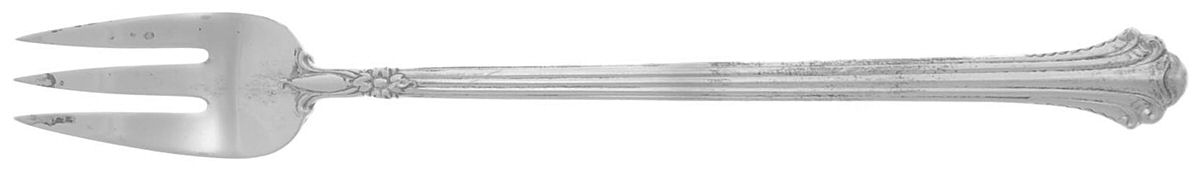 Silver Plumes (Sterling, 1939, No Monograms) Cocktail/Seafood Fork by Towle Silver-1