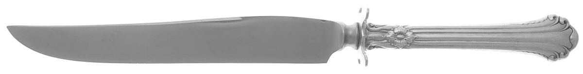 Silver Plumes (Sterling, 1939, No Monograms) Small Steak Carving Knife with Stainless Blade by Towle Silver-1