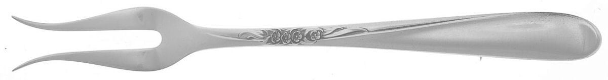 Silver Spray (Sterling, 1956) Short Handle Pickle/Olive Fork by Towle Silver-1