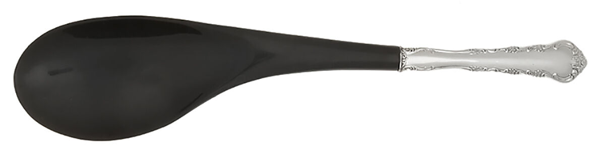 Southern Mansion (Silverplate-, 1980) Salad Serving Spoon with Plastic Bowl by Towle Silver-1