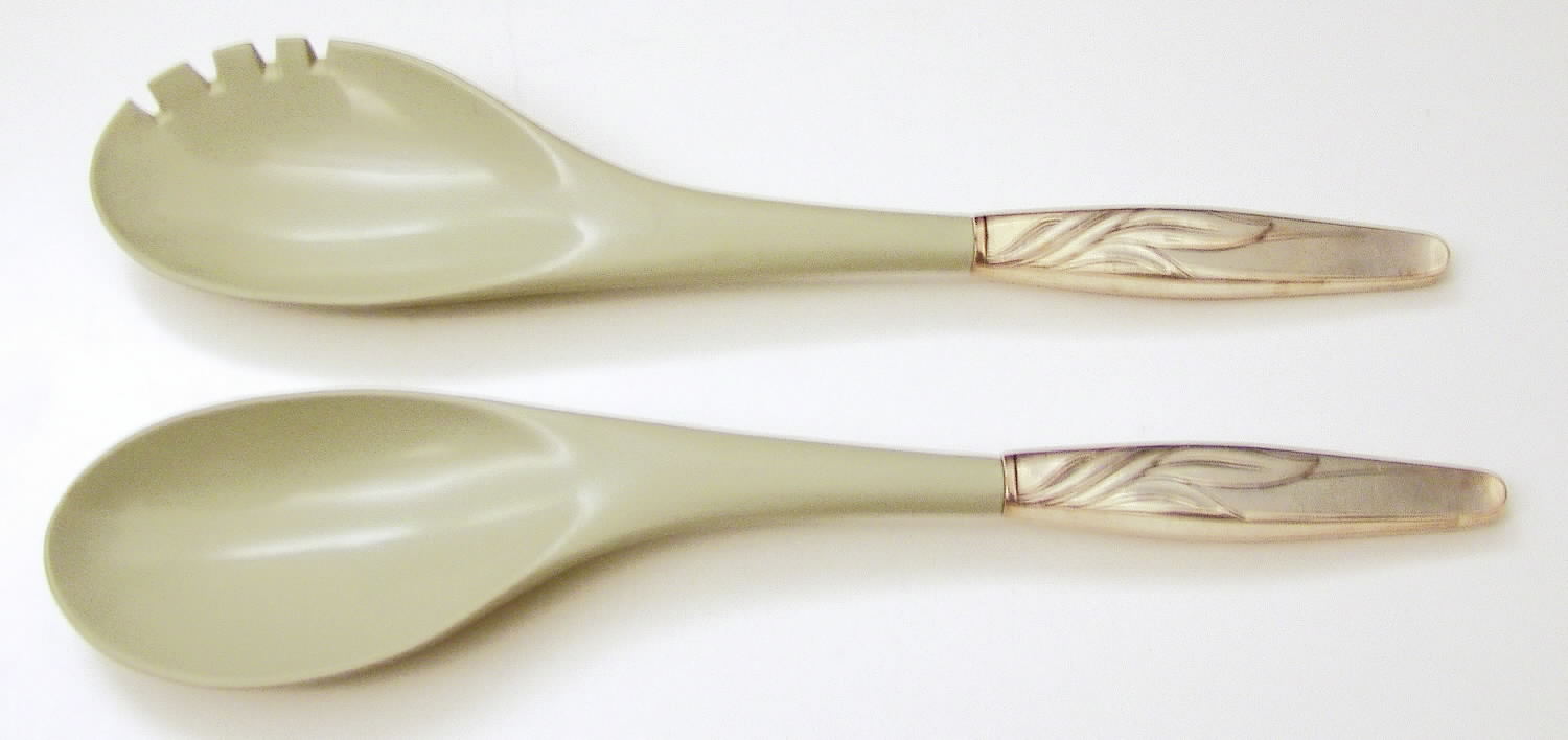 Southwind (Sterlng, 1952) Plastic Bowl 2-Piece Salad Set by Towle Silver-1