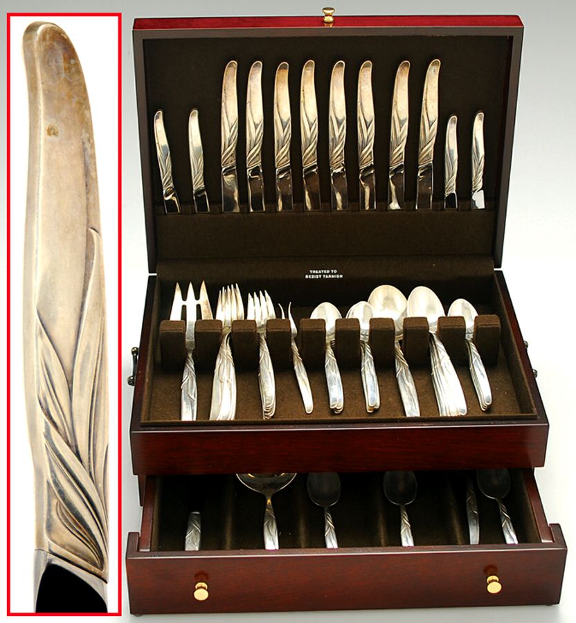 Southwind (Sterlng, 1952) 65 Piece Set by Towle Silver-1
