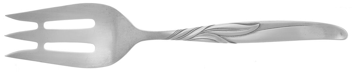 Southwind (Sterlng, 1952) Large Solid Cold Meat Serving Fork by Towle Silver-1