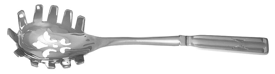 Southwest (Stainless) Pasta Server with Stainless Bowl HC by Towle Silver-1