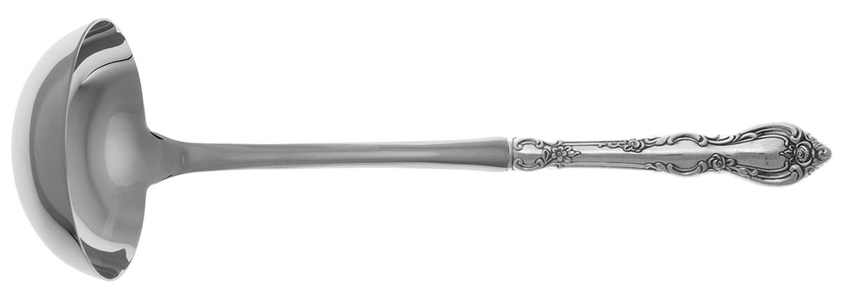 Spanish Provincial (Sterling, 1967) Soup Ladle with Stainless Bowl HC by Towle Silver-1