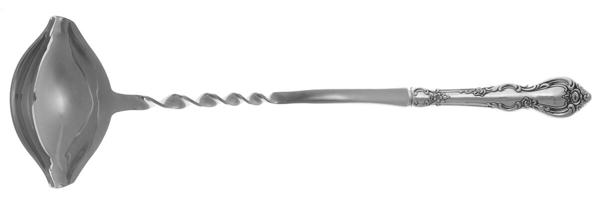 Spanish Provincial (Sterling, 1967) Punch Ladle with Stainless Bowl HC by Towle Silver-1