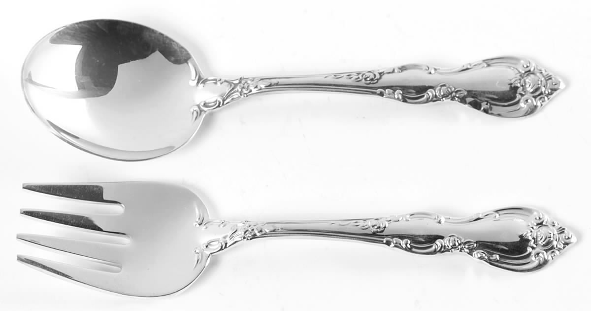 Spanish Provincial (Sterling, 1967) 2 Pc Baby Set (BF, BS) by Towle Silver-1