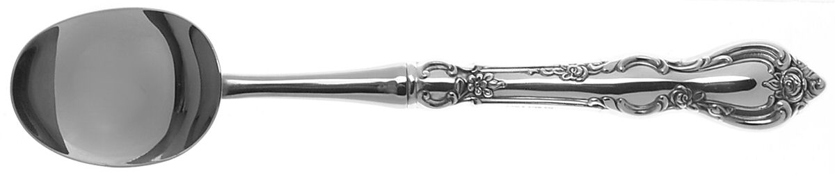 Spanish Provincial (Sterling, 1967) Ice Cream Scoop with Stainless Bowl by Towle Silver-1