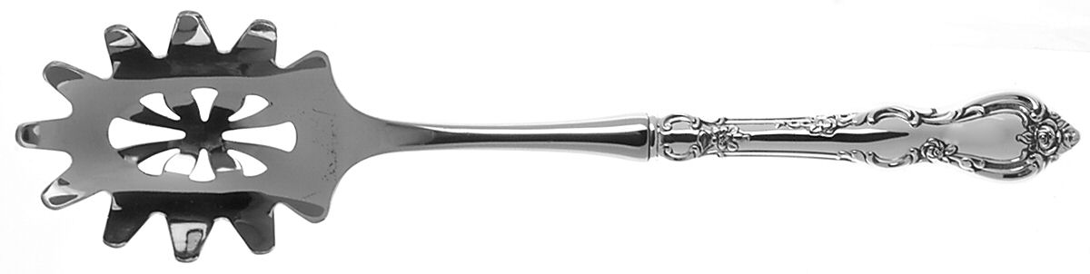 Spanish Provincial (Sterling, 1967) Pasta Server with Stainless Bowl by Towle Silver-1