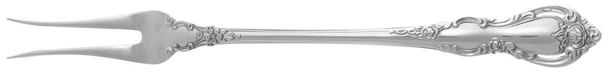 Spanish Provincial (Sterling, 1967) Short Handle Pickle/Olive Fork by Towle Silver-1