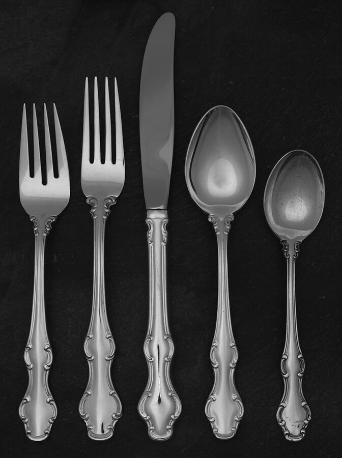 Standish (Silverplate, 1968) 5 Piece Place Setting by Towle Silver-1