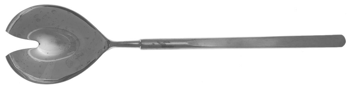 Stereo (Stainless, Supreme) Solid Salad Serving Fork by Towle Silver-1