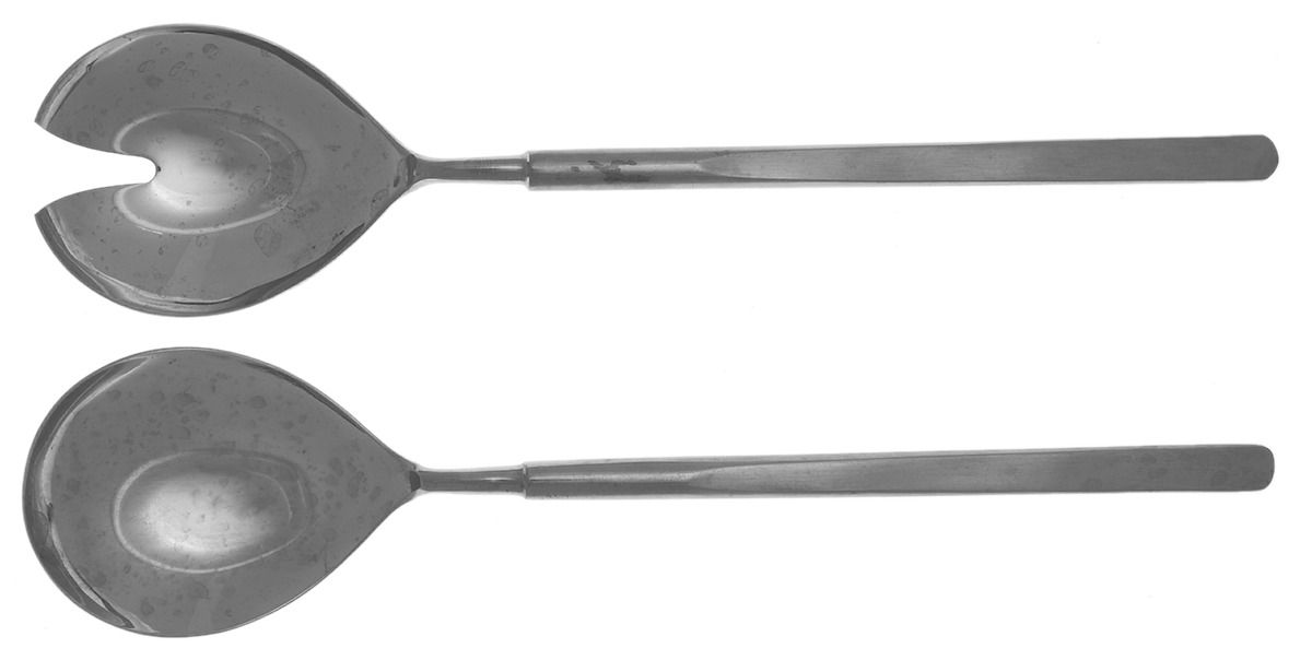 Stereo (Stainless, Supreme) (2 Pc) Solid Salad Set by Towle Silver-1