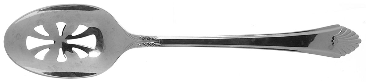 Stratton (Stainless) Pierced Tablespoon (Serving Spoon) by Towle Silver-1