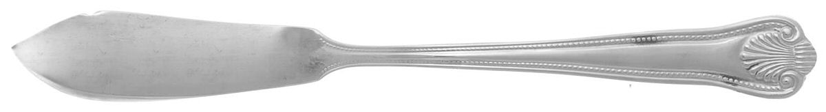 Stuart Shell (Stainless) Flat Handle Master Butter Knife by Towle Silver-1