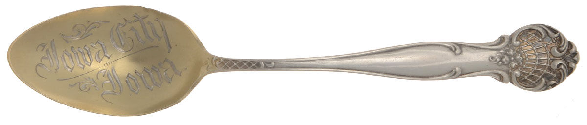 Stuart (Sterling, 1880) Souvenir Spoon (Five O'Clock Spoon) by Towle Silver-1